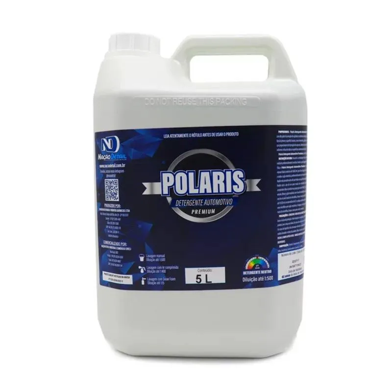 Polaris Detergente Automotivo Premium 5l Nacao Detail