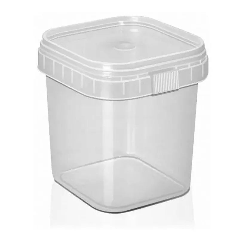 Potes Quadrados Bolo No Pote Lacre Plástico 220ml -200 Unid.
