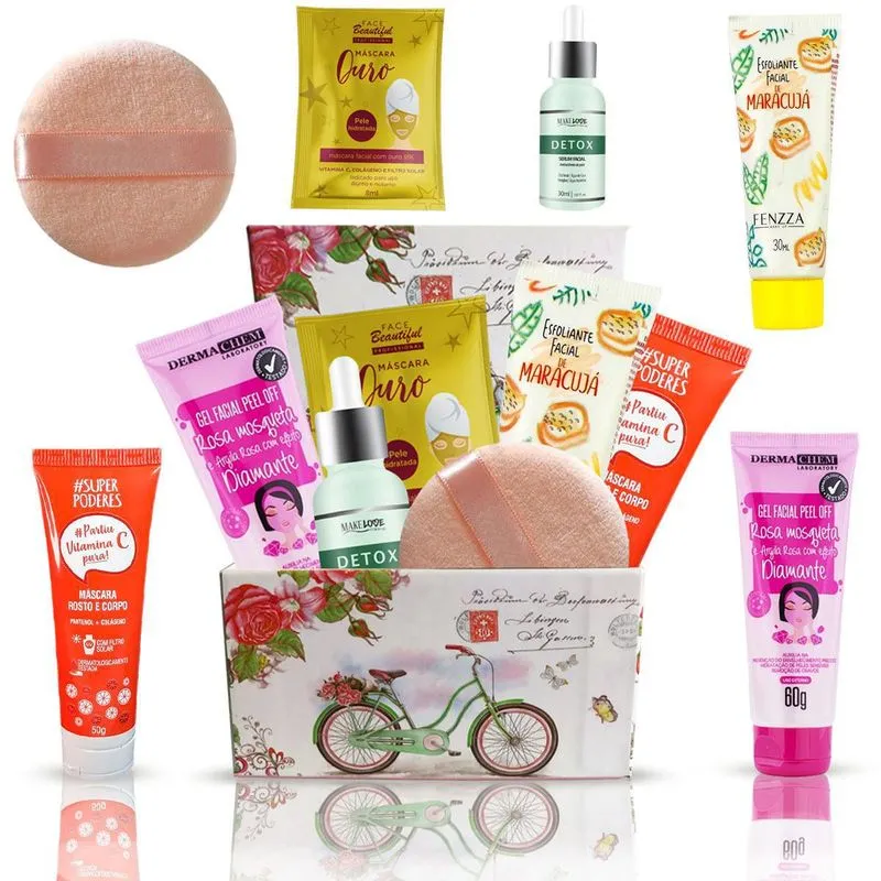 Kit Para Limpeza De Pele Profissional Ultra Completo Bz117