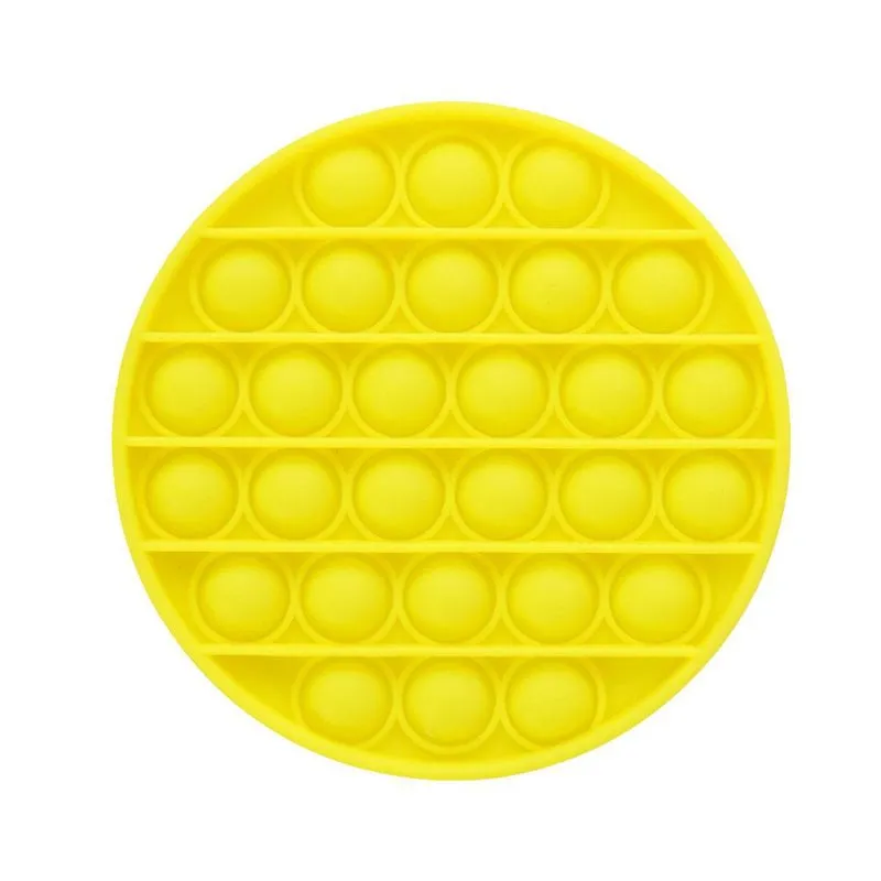 Atacado Brinquedo Pop It Fidget Anti Stress - Amarelo