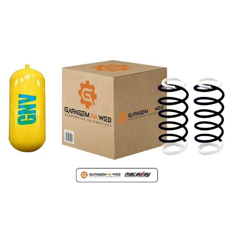 2 Molas Reforçada Gnv Parati Bola G2,3,4 Traseira