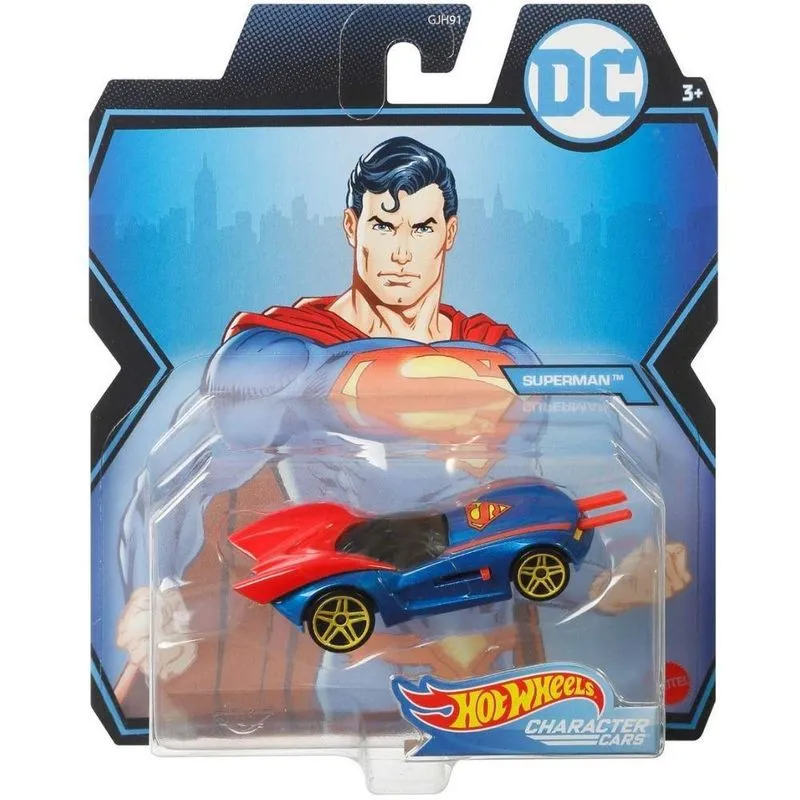Hot Wheels Dc Character Cars Superman - Mattel Gck91