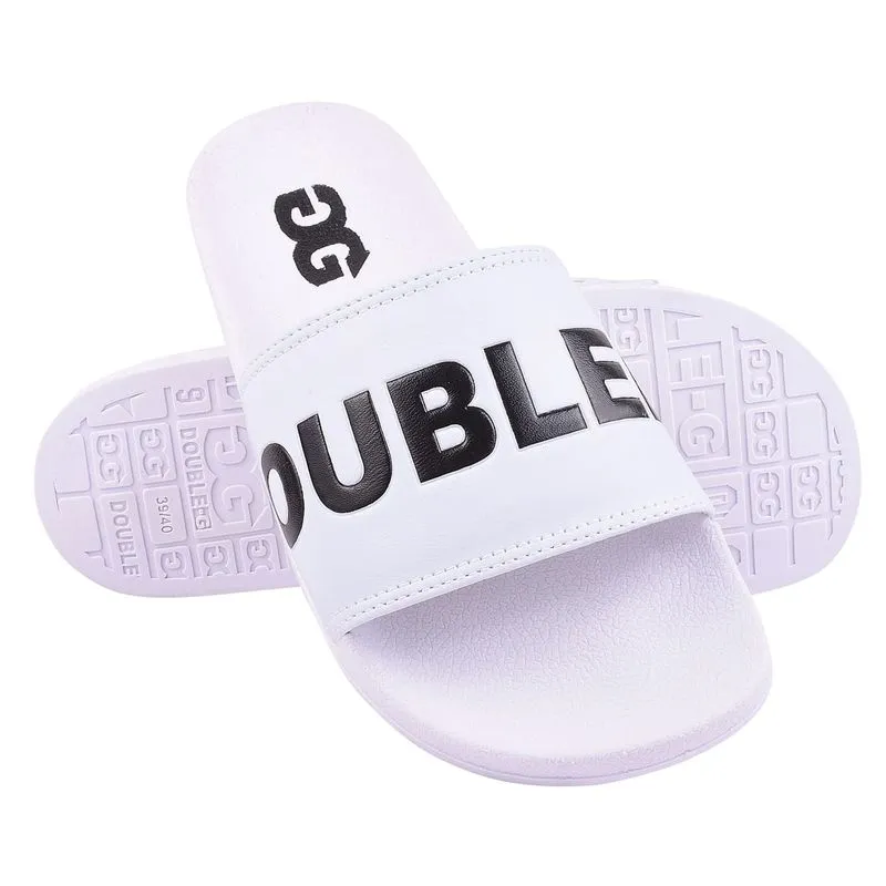 CHINELO QIX SLIDE DOUBLE G LOGO
