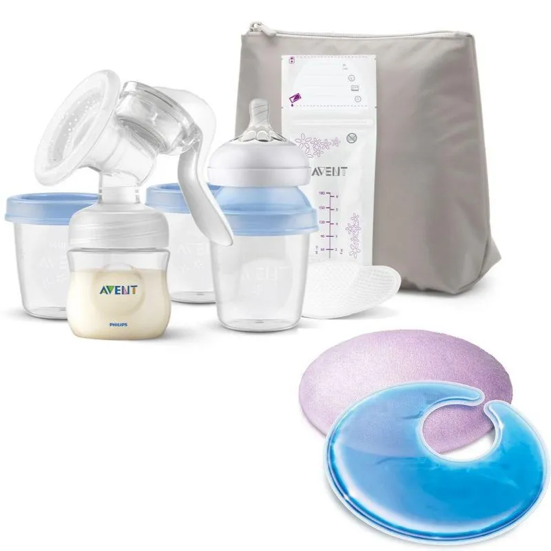 Kit De Amamentação - 8 Peças + Thermopads - Philips Avent