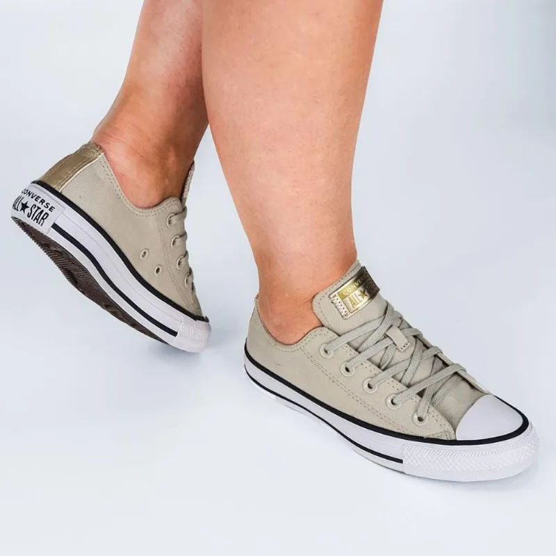 Tênis Converse All Star de Lona CT17300001 Chuck Taylor 33 / Bege