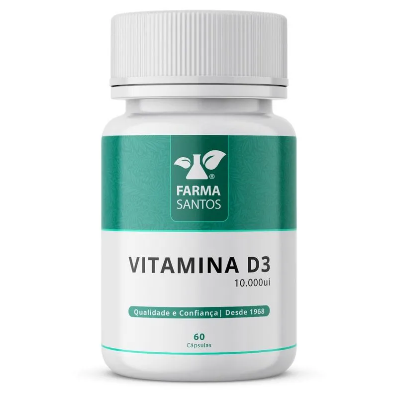 Vitamina D3 10.000 Ui 60 Cápsulas