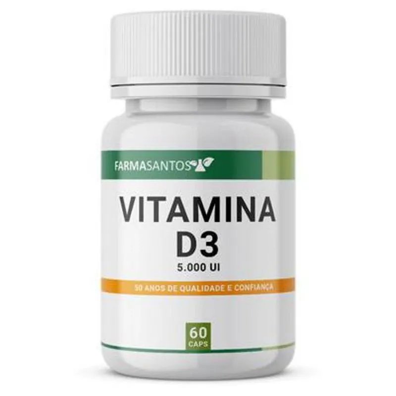 Vitamina D3 5.000ui 60 Cápsulas