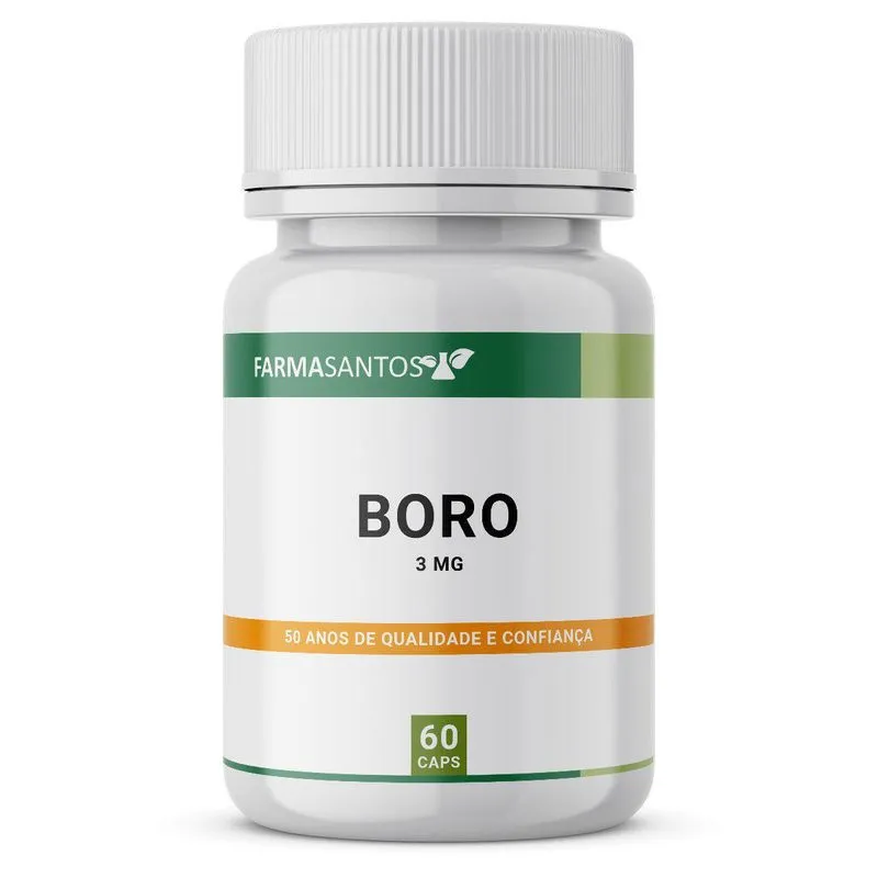 Boro 3mg 60 Cápsulas