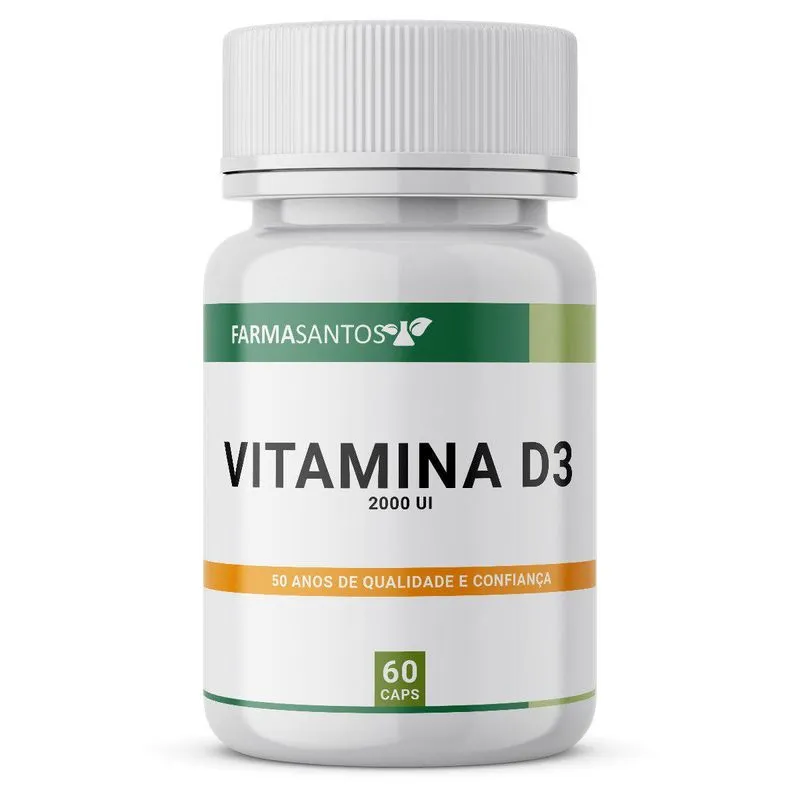 Vitamina D3 2000ui 60 Cápsulas