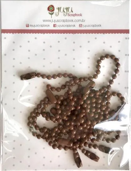 Correntinha - Brigadeiro - Juju Scrapbook
