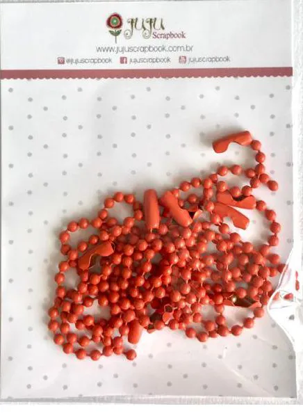 Correntinha - Jujuba de Laranja - Juju Scrapbook