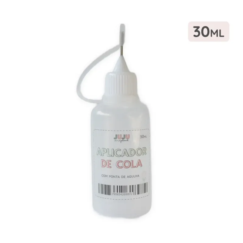 Aplicador de Cola c/ Ponta de Agulha - 30mL | JuJu Scrapbook