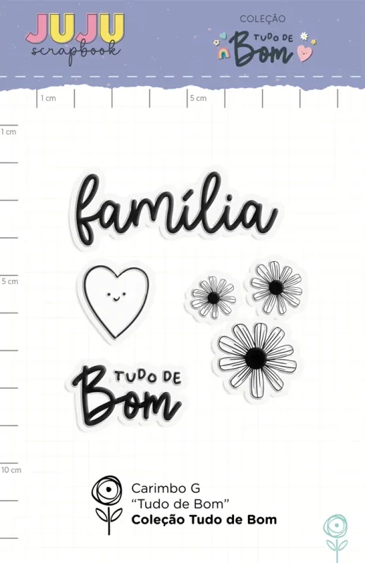 Carimbo G Tudo de Bom - Coleção Tudo de Bom | JuJu Scrapbook