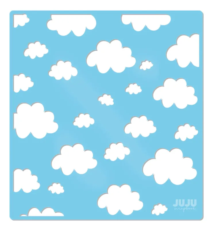 Stencil Vida Leve - JuJu Scrapbook