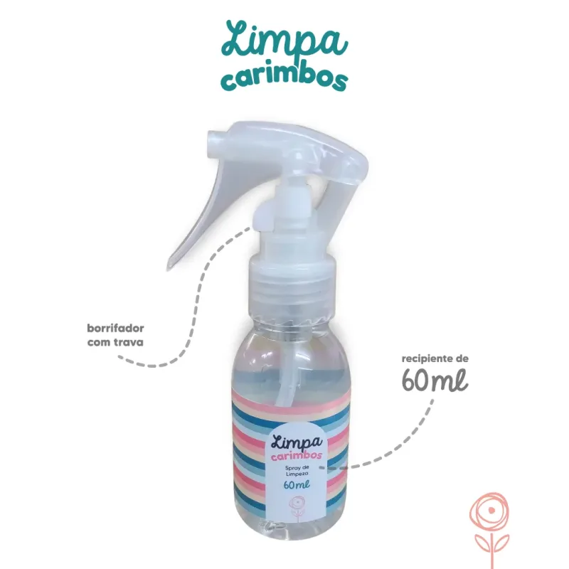 Spray de Limpeza para Carimbos (60mL) - JuJu Scrapbook