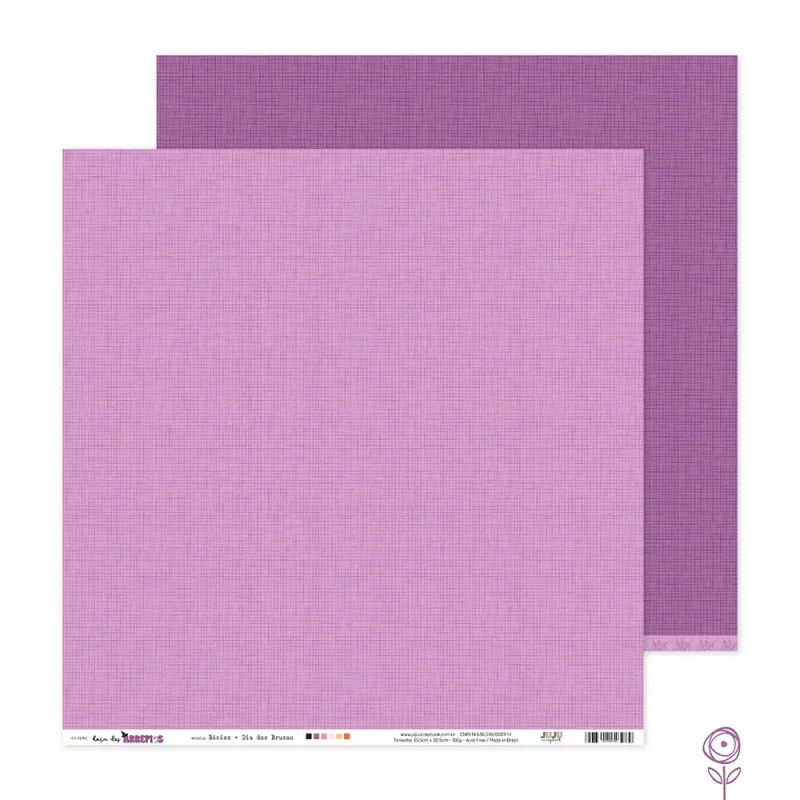 Papel Basico para Scrapbook Dia das Bruxas - Coleção Hora dos Arrepios