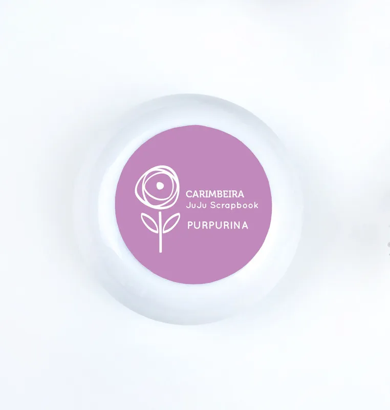 Carimbeira Purpurina | JuJu Scrapbook