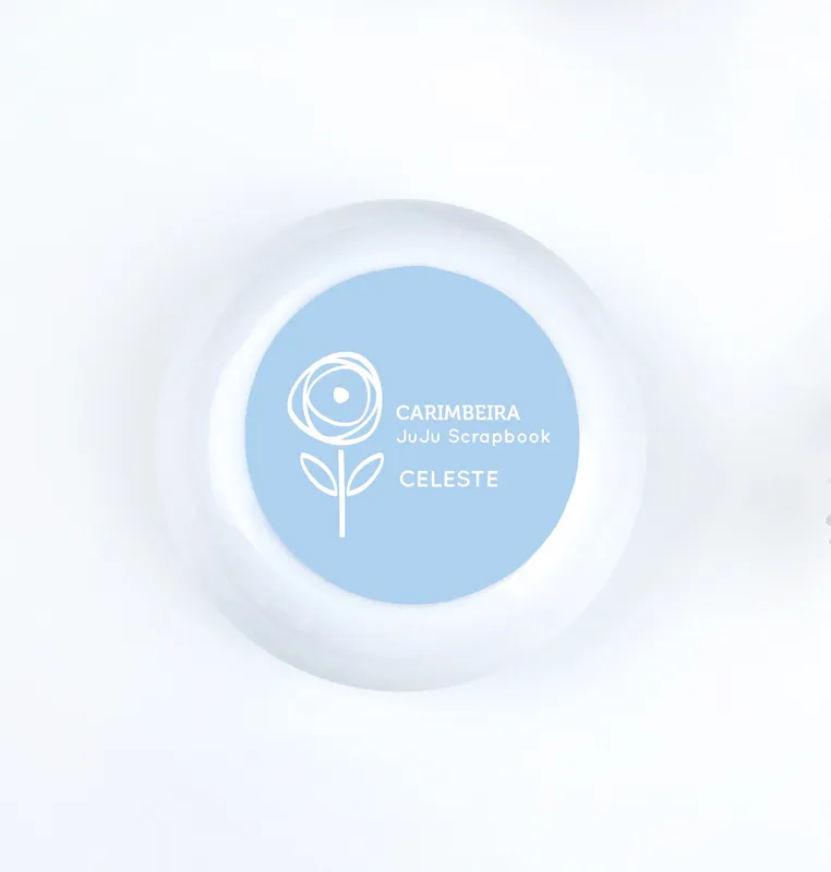 Carimbeira Celeste | JuJu Scrapbook
