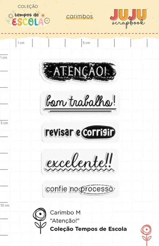 Carimbo M Atenção! - Coleção Tempos de Escola