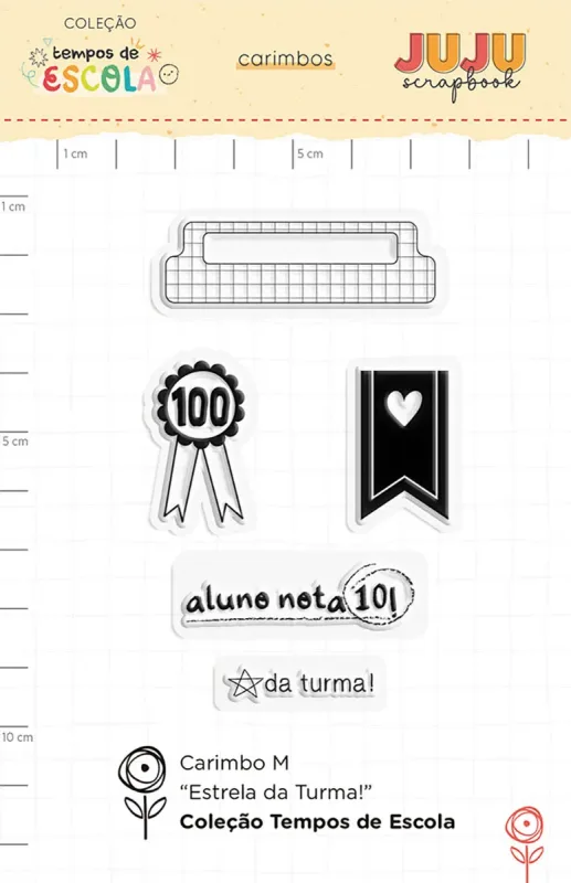 Carimbo M Estrela da Turma - Coleção Tempos de Escola