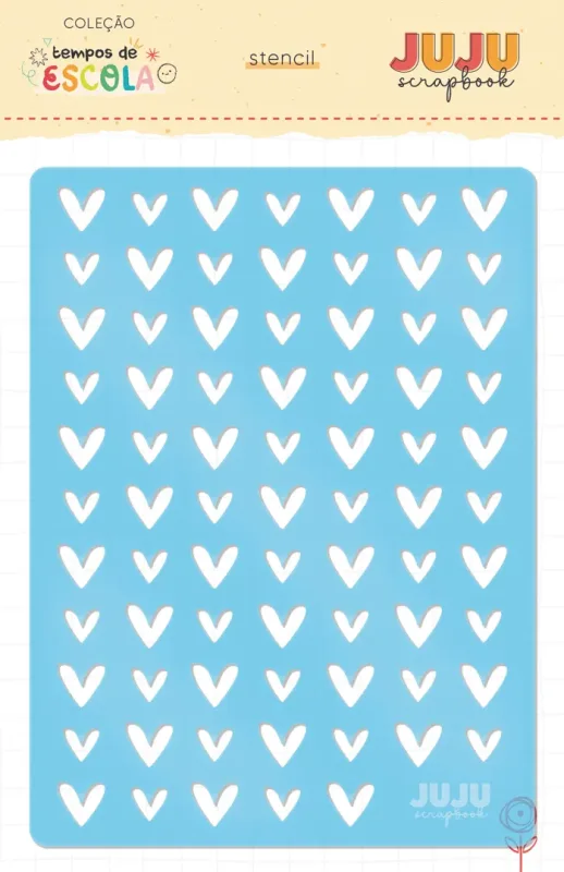 Stencil Com Carinho - Coleção Tempos de Escola