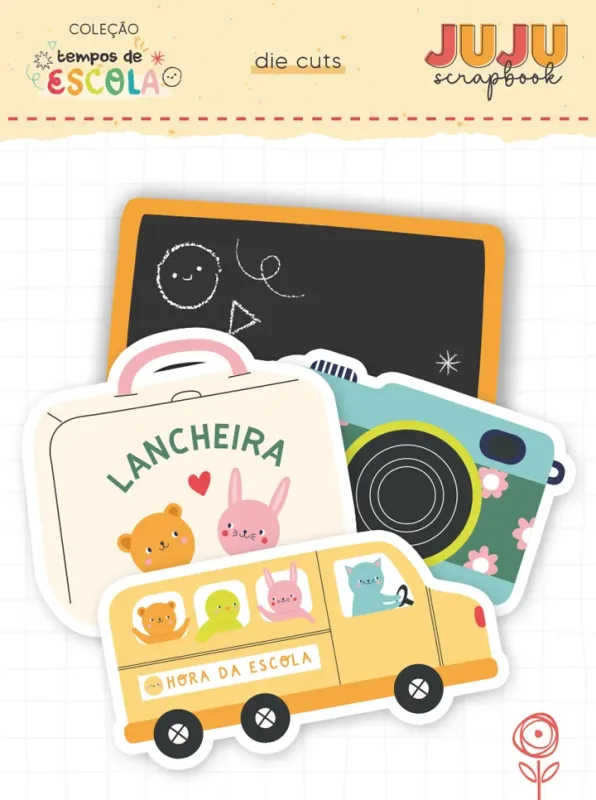 Die Cuts Lápis de Cor - Coleção Tempos de Escola