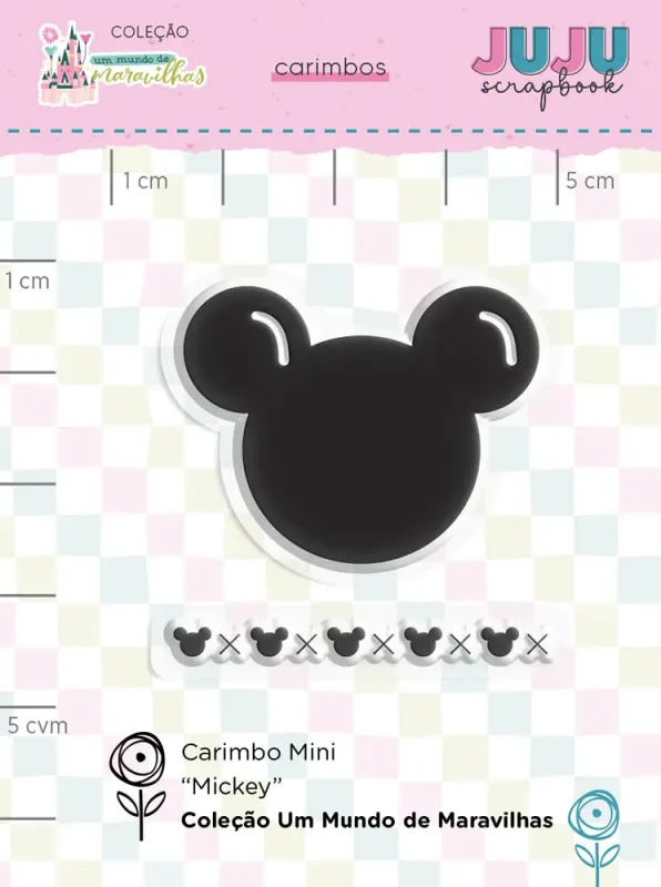 Carimbo Mini Mickey - Coleção Um Mundo de Maravilhas