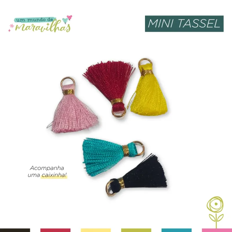 Mini Tassel - Coleção Um Mundo de Maravilhas