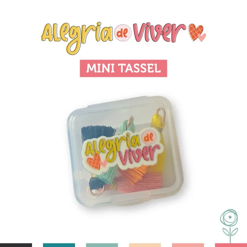 Mini Tassel - Coleção Alegria de Viver