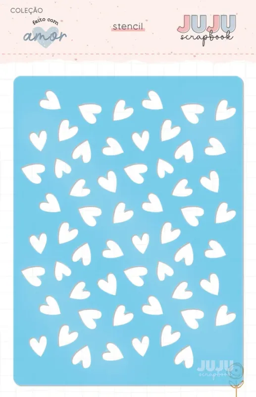 Stencil Paixão - Coleção Feito com Amor