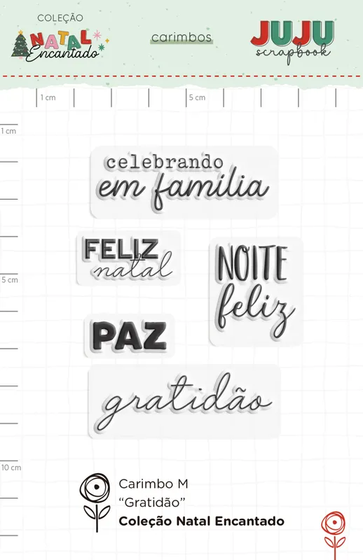 Carimbo M Gratidão - Coleção Natal Encantado