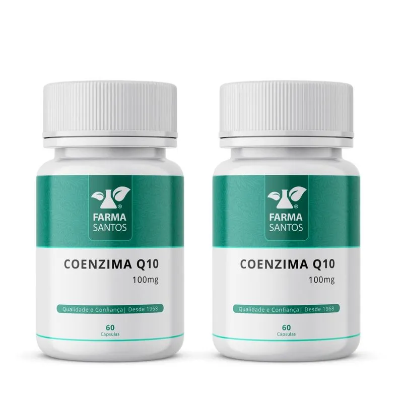 Kit 2 Coenzima Q10 Ubiquinona 100Mg 60 Cápsulas