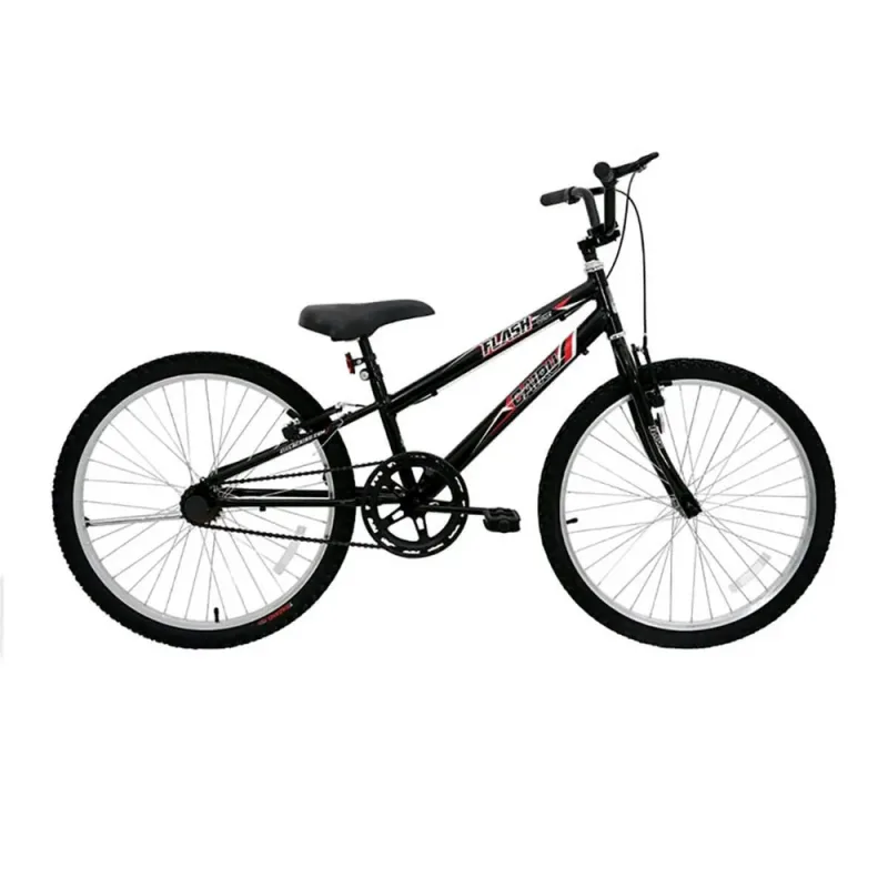 Bicicleta Aro 24 Flash Preto - Cairu