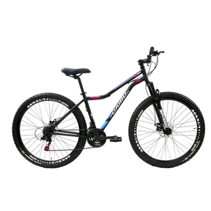 Bicicleta Cairu Mtb Bella 29 - Preto Rosa E Azul - Cairu.