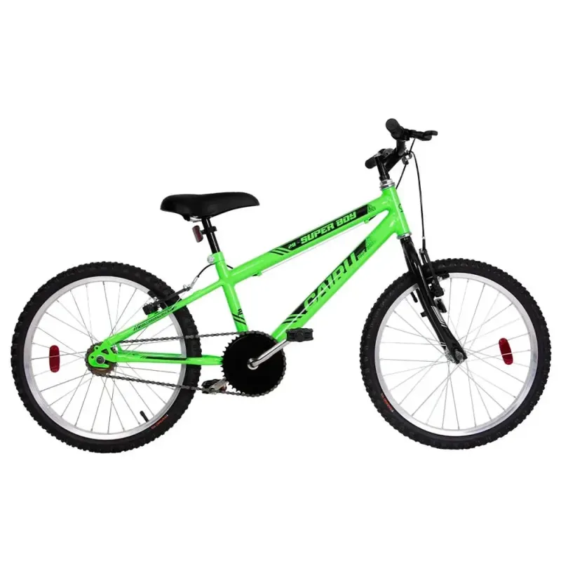 Bicicleta Cairu Super Boy MTB Masculina Rebaixado Aro 20 Verde