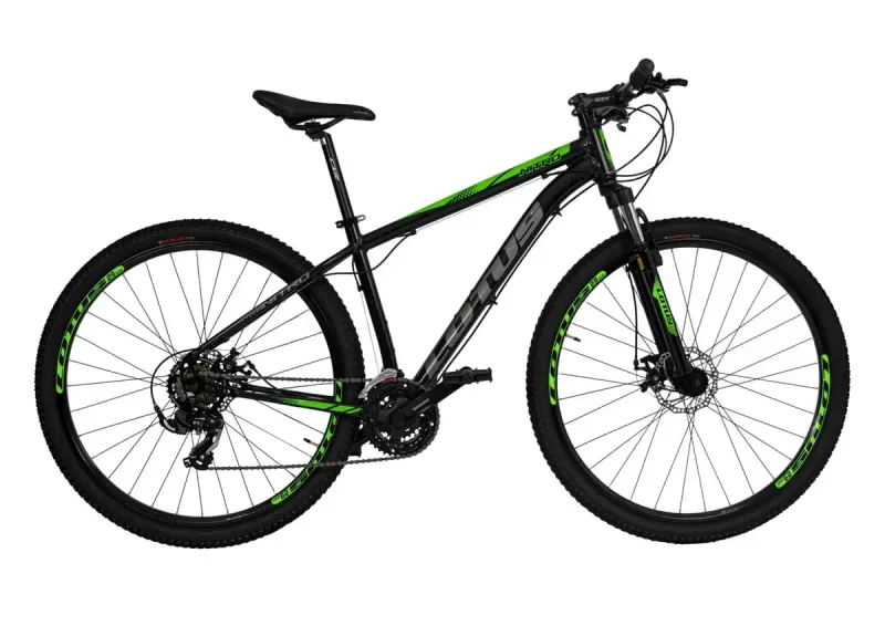 Bicicleta Cairu Lotus Al Nitro 21V A29 Preto Verde