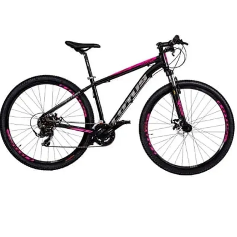 Bicicleta Al Nitro A.29 - Preto E Rosa - Cairu