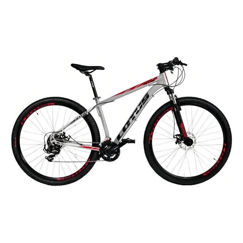 Bicicleta Cairu Nitro 29 - Cinza E Vermelho - Cairu.