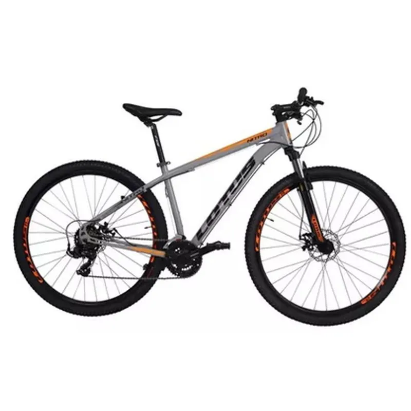 Bicicleta Cairu Nitro 29 - Cinza E Laranja - Cairu.