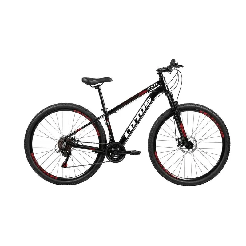 Bicicleta Mtb Lotus/Cxr 21m Preto/Vermelha - Lotus