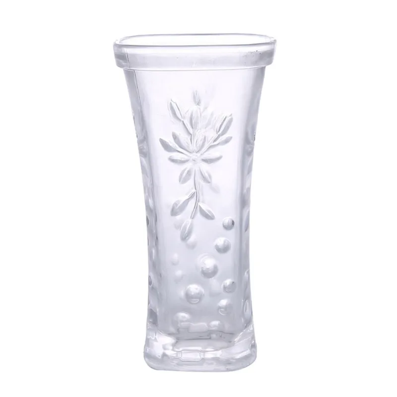 Vaso de Vidro Grosso Redondo Dots&Flower 29cm 1060 Lylhome