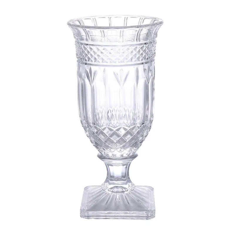 Vaso de Vidro Luxo Cristal Nápoles 32,5cm 1051 LylHome