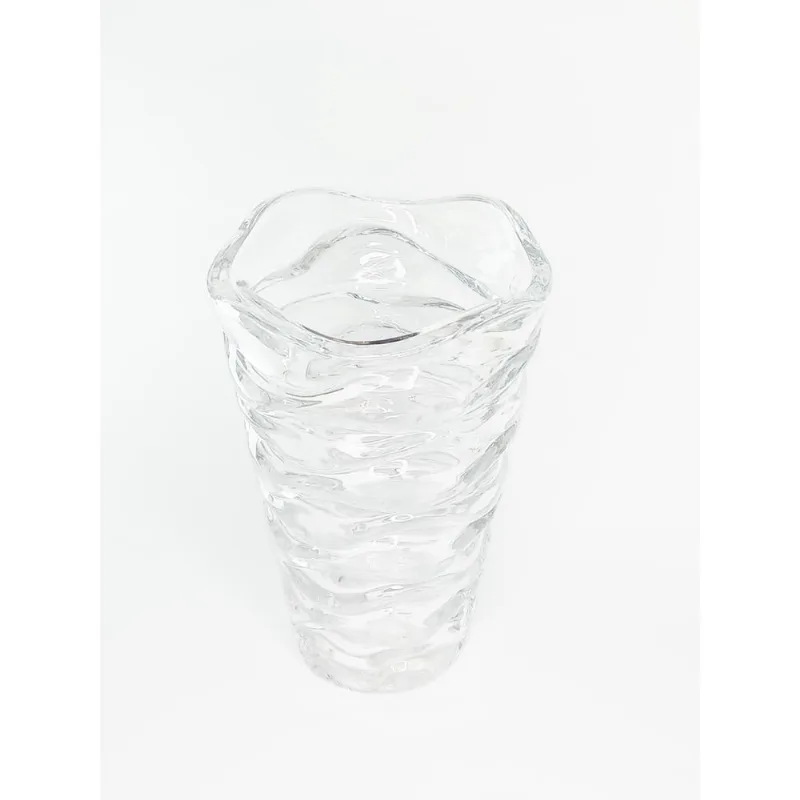 Vaso de Vidro Cristal Waves 1068 Lylhome - 28cm