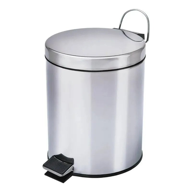 Lixeira 3 Litros Inox Pedal Higiênico