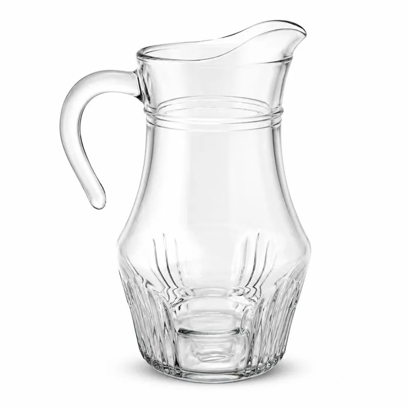 Jarra de Vidro Amore 1,7L Transparente com Alça e Bico para Água Suco Mesa Posta