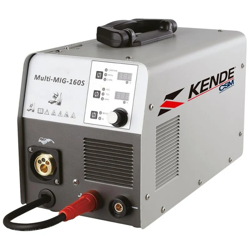 Máquina de Solda Multifunção TIG/MIG/MMA 160A MIG-160S Monofásico 220V KENDE