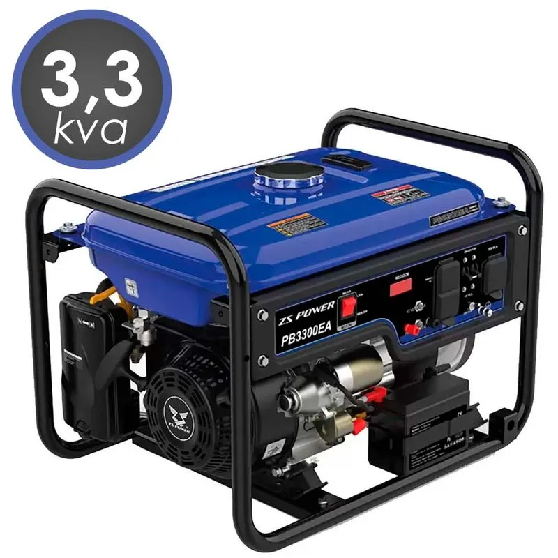 Gerador Energia 3,3kva Biv Part Elétrica 4t Pb3300ea Power