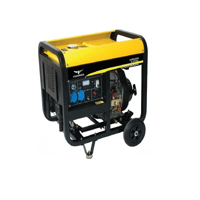 Gerador A Diesel 4t Bivolt 6.0kw Cfed7500xe Zs Power Bivolt