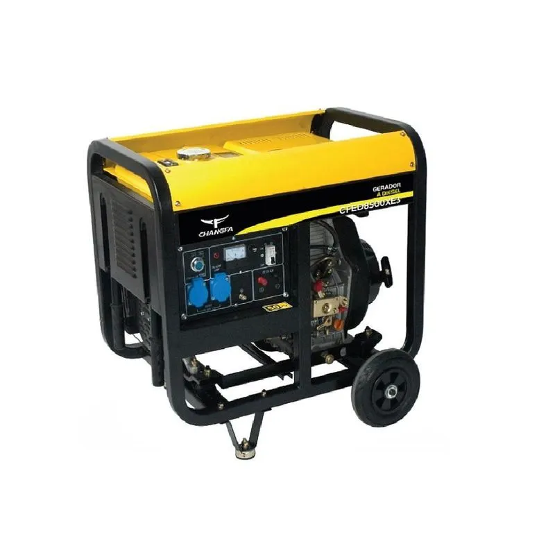 Gerador À Diesel Bivolt 4t 7kw Cfed8500xe Zs Power Bivolt Mn