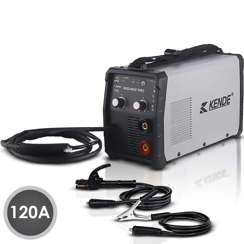 Maquina De Solda Inversora Mig/mma 120a Awt Kende Mig-140f 110v/220v
